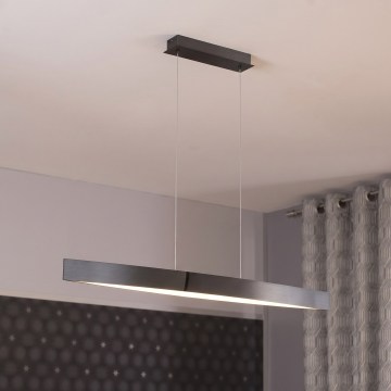 Eglo 95549 - Lampada a sospensione LED dimmerabile su cavo FORNES-S LED/24W/230V 2700-6500K nero cromato