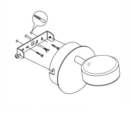 Eglo - Faretto 1xLED/5,4W/230V