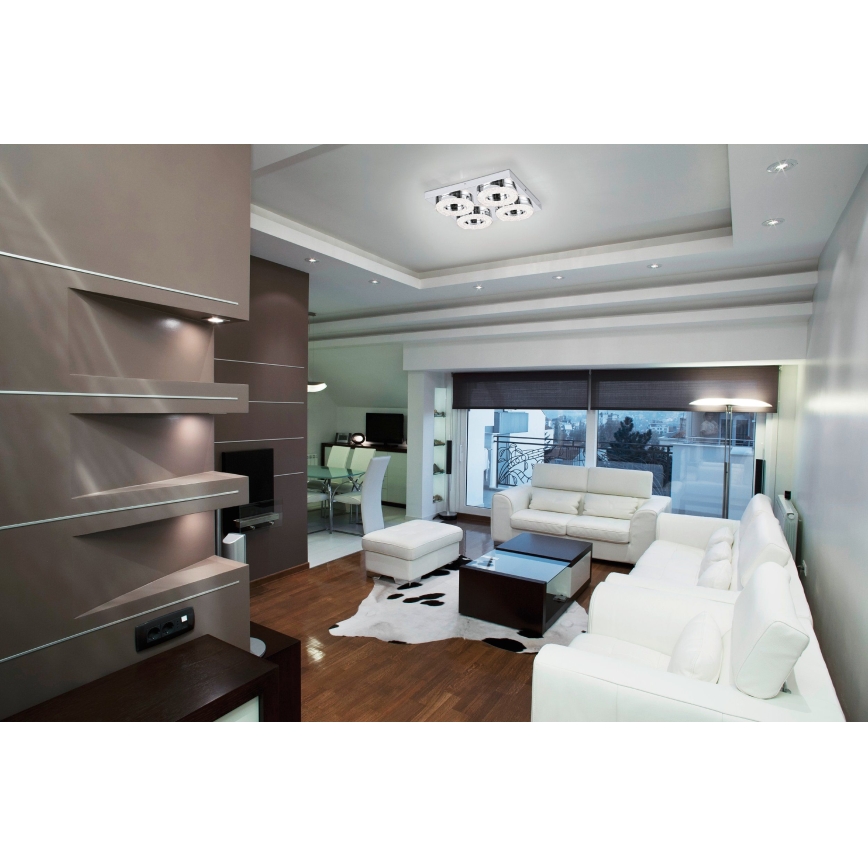 Eglo - Lampada da soffitto LED 4xLED/4W/230V