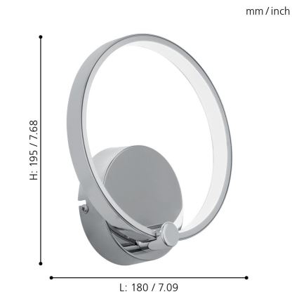 Eglo - Applique a LED LED/5W/230V