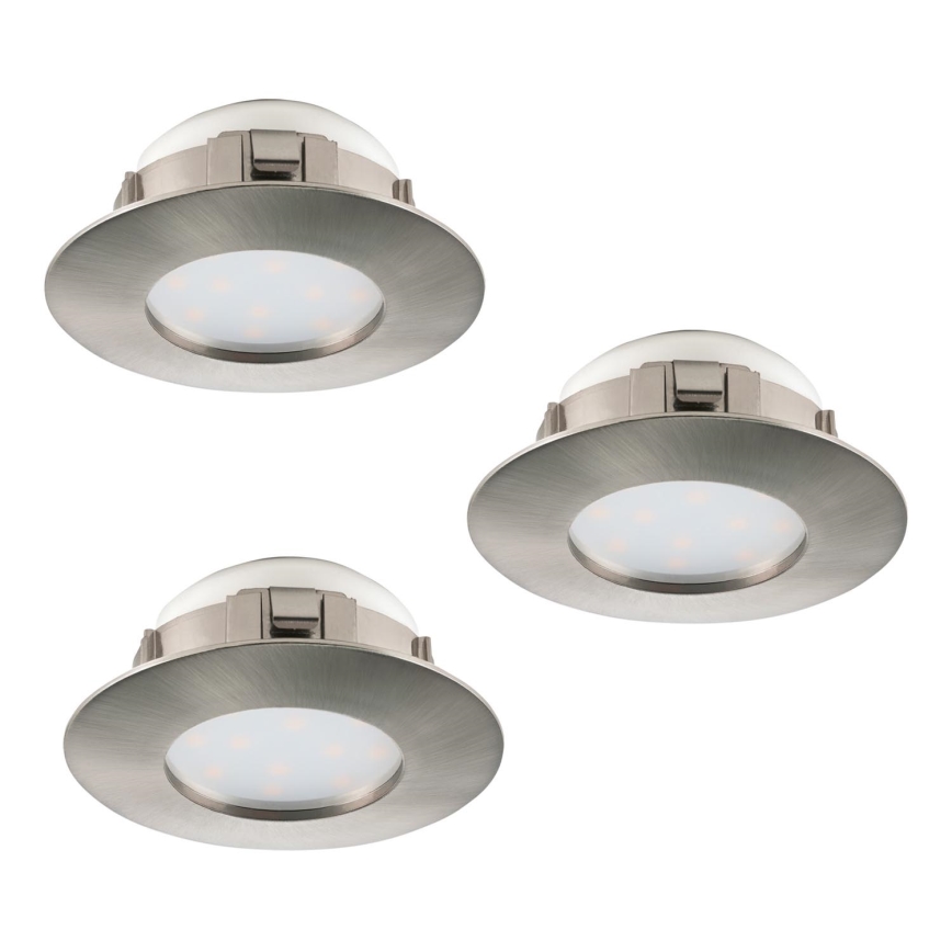 Eglo 95809 - SET 3x Lampada LED da incasso PINEDA 1xLED/6W/230V