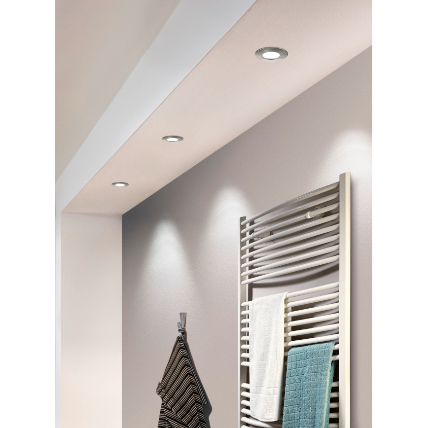 Eglo - KIT 3x Lampada LED da incasso PINEDA 1xLED/4,9W/230V