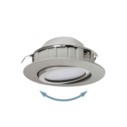 Eglo - KIT 3x Lampada LED da incasso PINEDA 1xLED/4,9W/230V