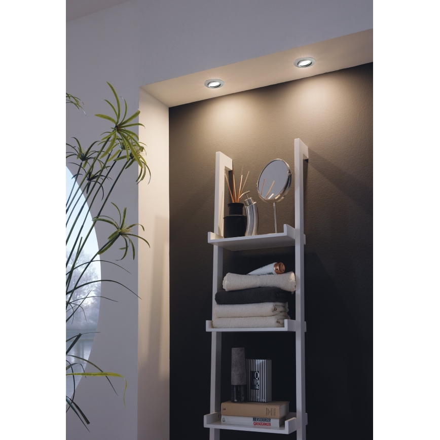 Eglo - KIT 3x Lampada LED da incasso PINEDA 1xLED/4,9W/230V