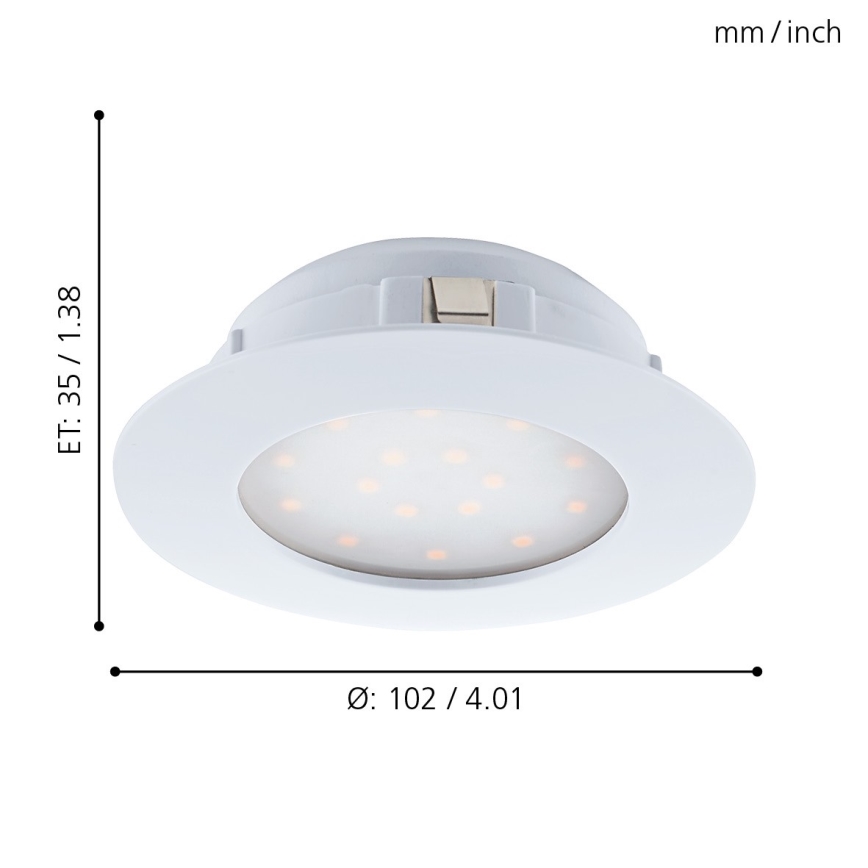 Eglo - Lampada LED da incasso 1xLED/11W/230V