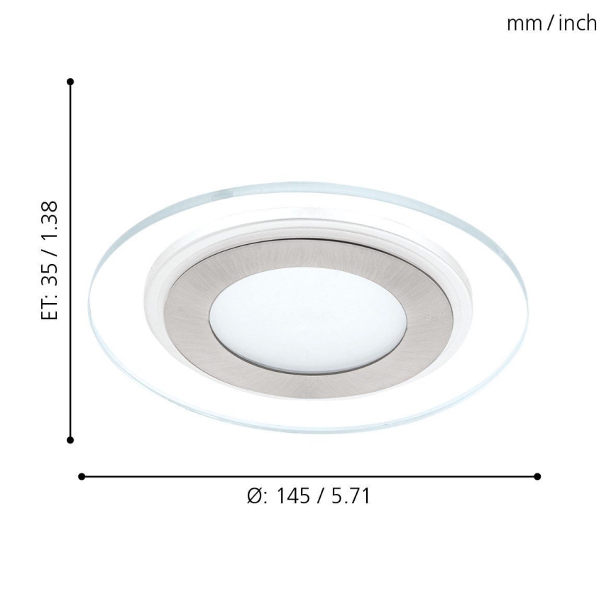 Eglo - Lampada LED da incasso LED/11W/230V