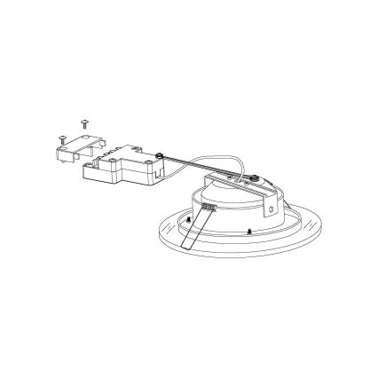Eglo - Lampada LED da incasso LED/11W/230V