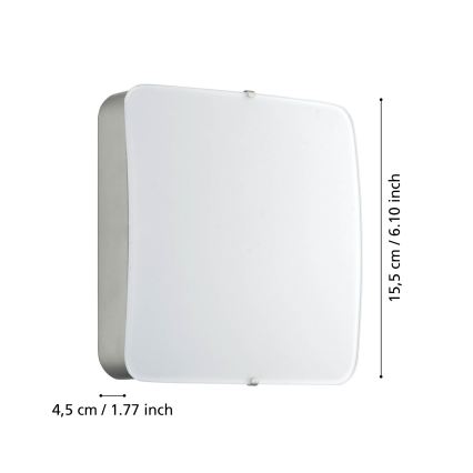 Eglo 95967 - Plafoniera LED CUPELLA LED/11W/230V, cromo satinato