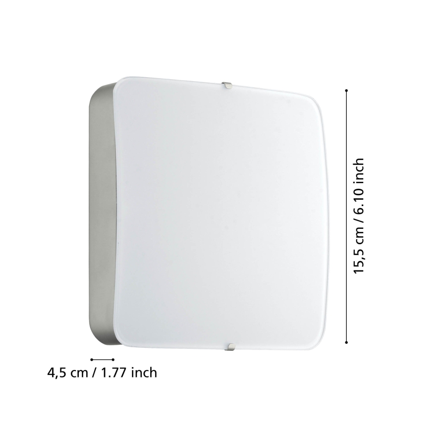 Eglo 95967 - Plafoniera LED CUPELLA LED/11W/230V, cromo satinato