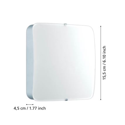 Eglo 95968 - Plafoniera LED CUPELLA LED/11W/230V cromo lucido
