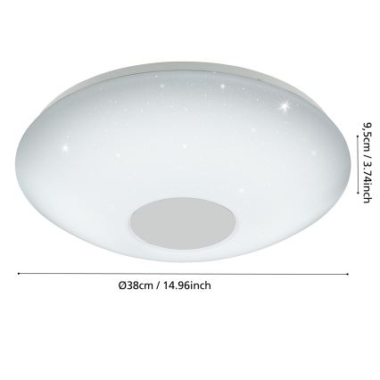 Eglo - Plafoniera LED/20W/230V