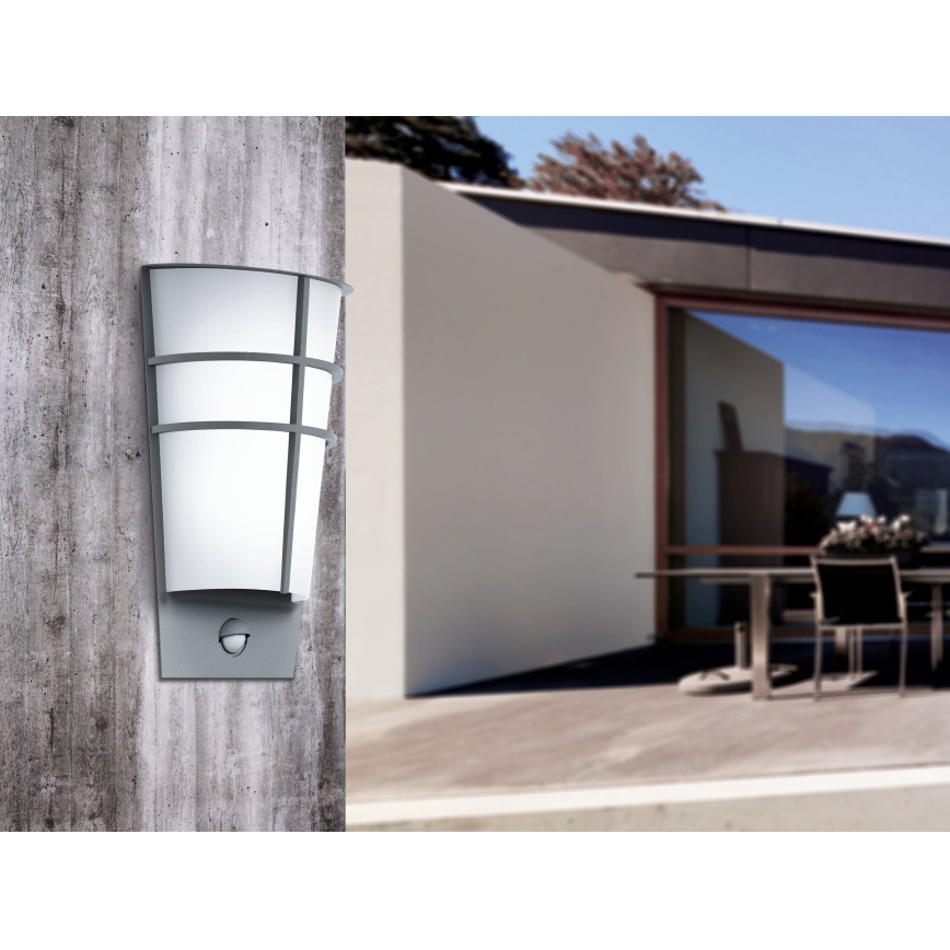 Eglo - Applique a LED da esterno con sensore 2xLED/2,5W