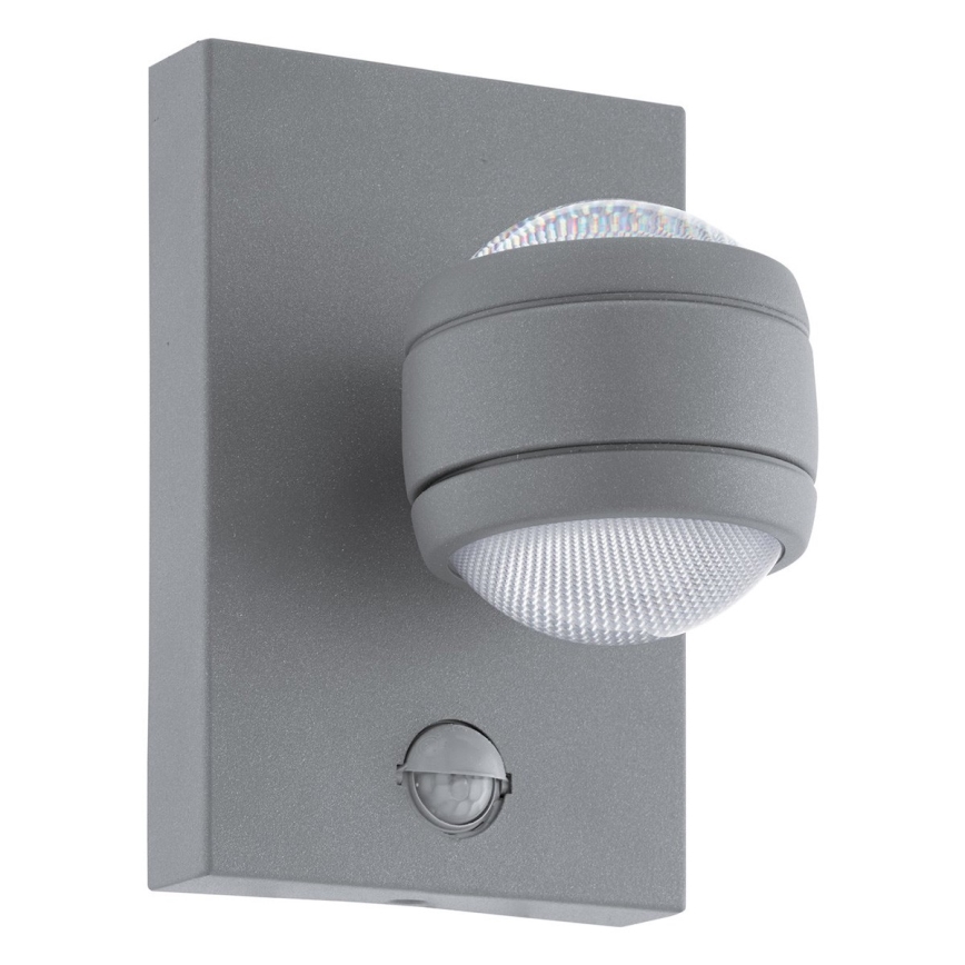 Eglo 96019 - Applique da esterno con sensore SESIMBA 1, 2x LED/3,7W, IP44