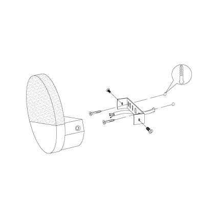 Eglo - Applique a LED 1xLED/4,5W/230V
