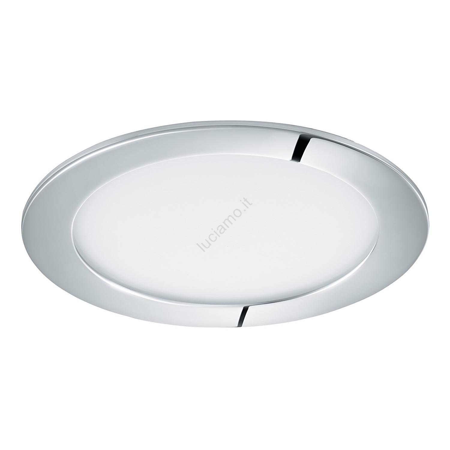 EGLO connect Set da tre lampade da incasso led Fueva-c, Smart Home, metallo colato, plastica, nickel opaco, diametro 8,5 cm, dimmeraabile, tonalità di bianco e colori regolabili