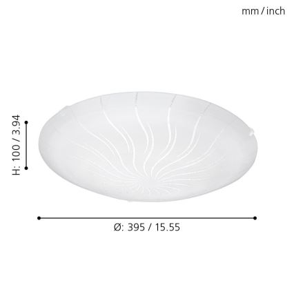 Eglo - Plafoniera LED/16W/230V