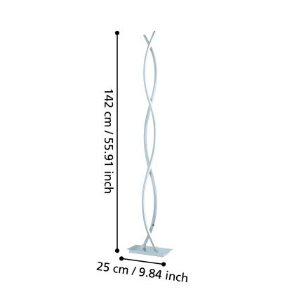Eglo - Lampada LED da terra 4xLED/9W/230V