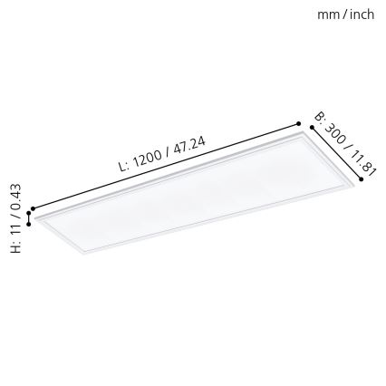 Eglo - Pannello LED da soffitto LED/40W/230V