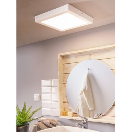 Eglo 96169 - Plafoniera a LED per bagno FUEVA 1 LED/22W/230V IP44 30x30 cm