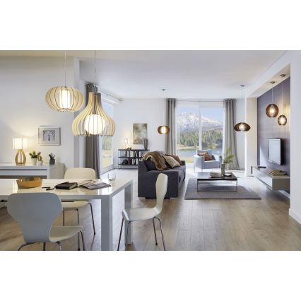 Eglo 96213 - Lampadario TINDORI 1xE27/60W/230V
