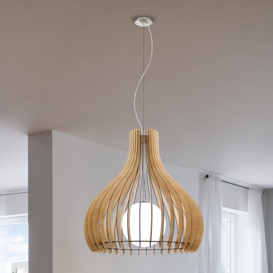 Eglo 96215 - Lampadario TINDORI 1xE27/60W/230V