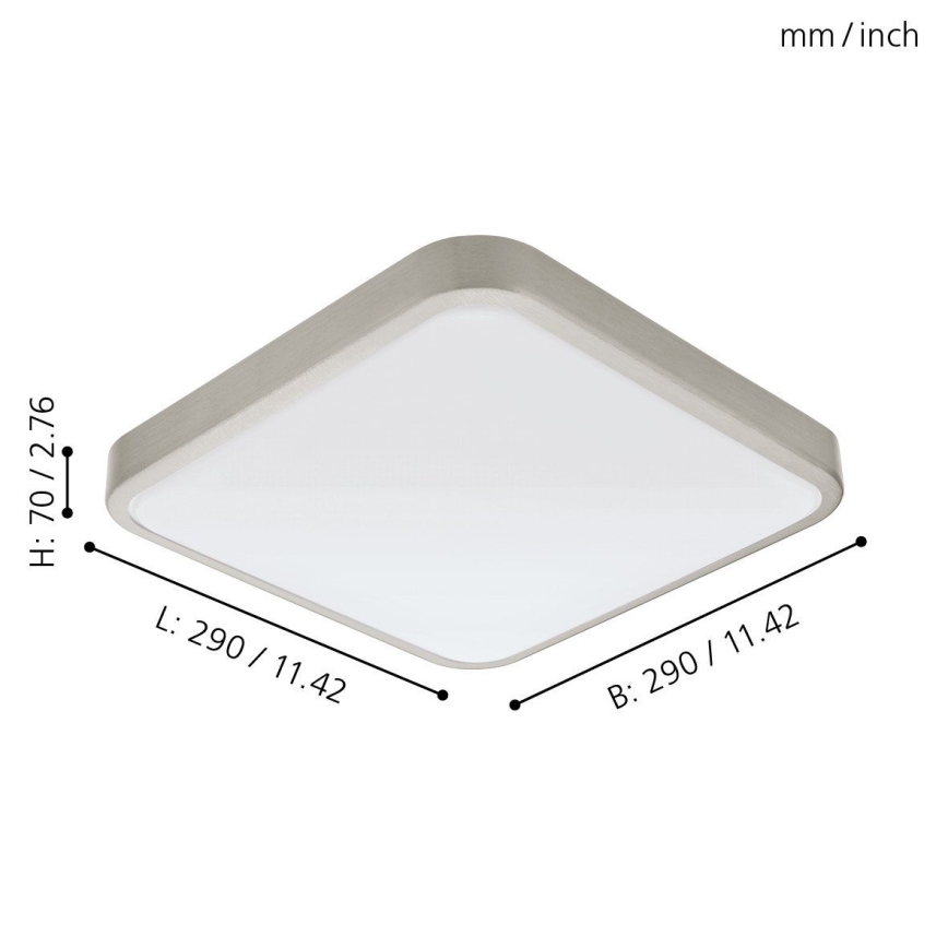 Eglo 96231 - Plafoniera da bagno a LED MANILVA LED/16W/230V IP44
