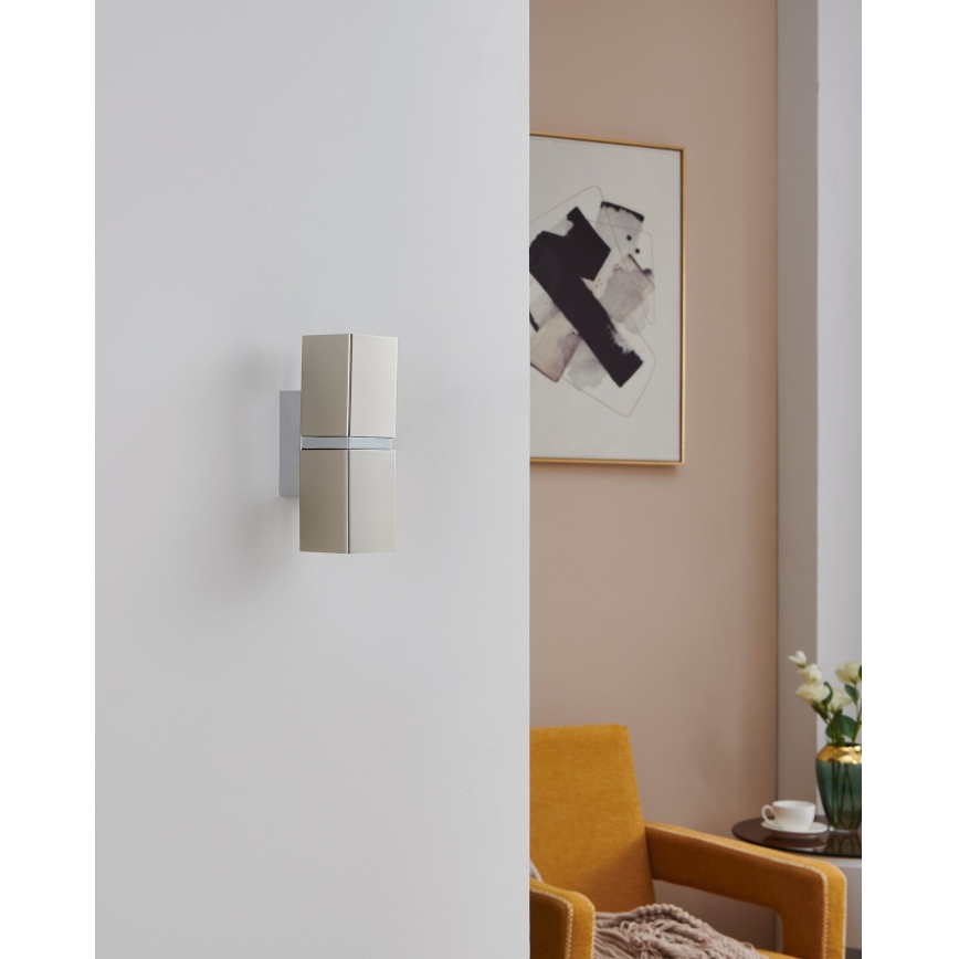 Eglo 96264 - Applique LED PASSA 2xGU10/2,8W/230V quadrata