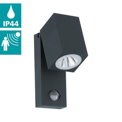 Eglo - Applique a LED da esterno con sensore LED/5W/230V