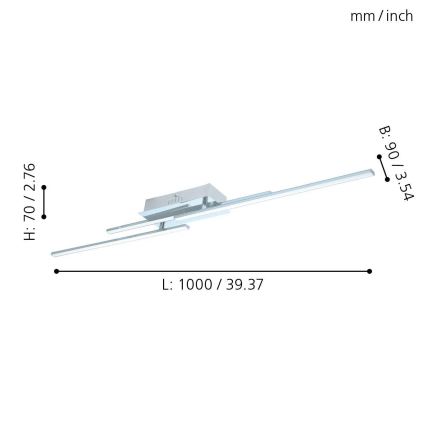 Eglo - Plafoniera LED 3xLED/6W/230V