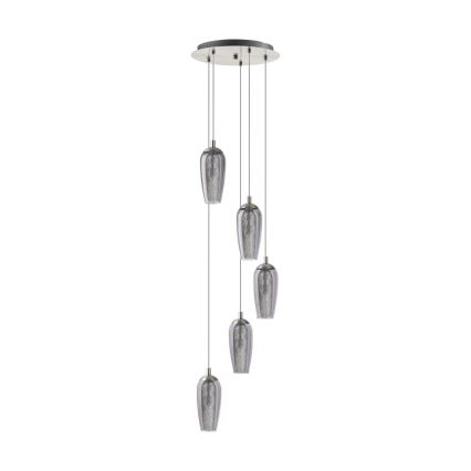 Eglo 96345 - Lampadario LED sospeso a cavo FARSALA 5xG9/2,5W/230V