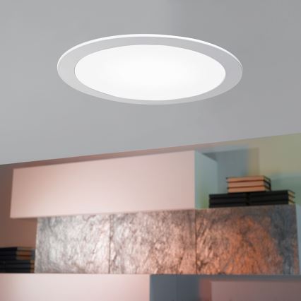 Eglo 96407 - Plafoniera da incasso dimmerabile a LED FUEVA 1 LED/10,95W/230V Ø 17 cm