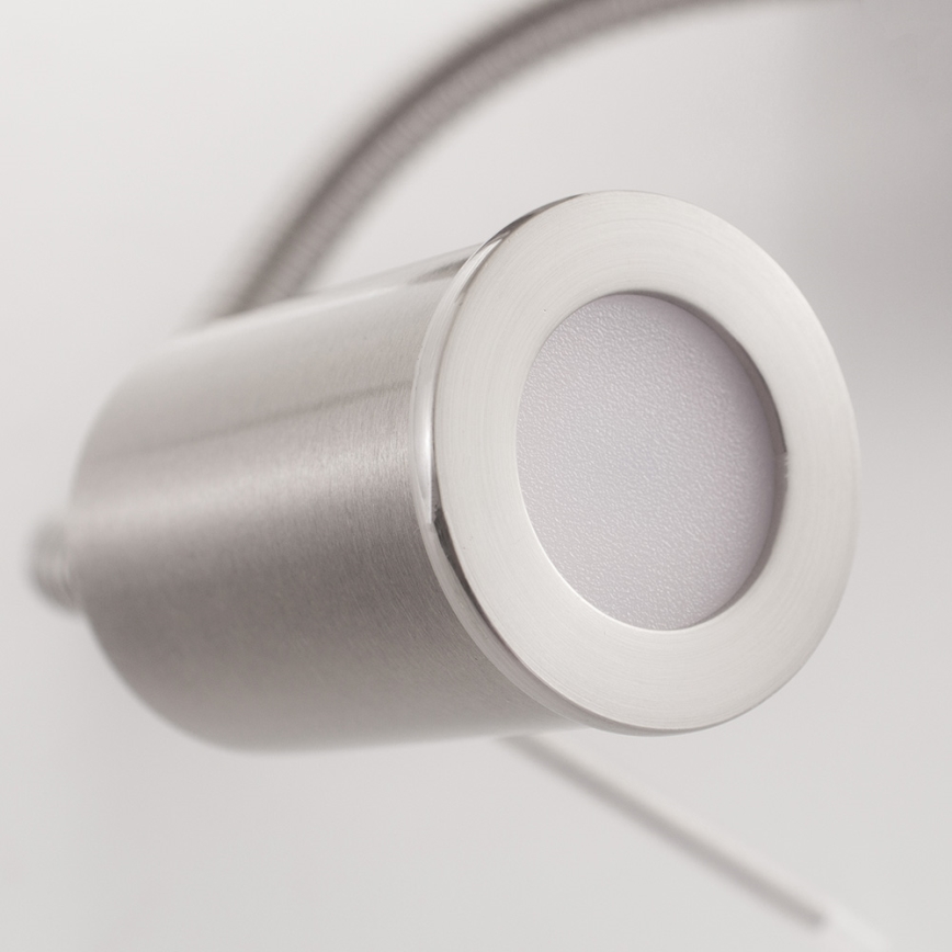 Eglo - LED Flessibile chiaro 1xE27/40W+LED/3,8W taupe