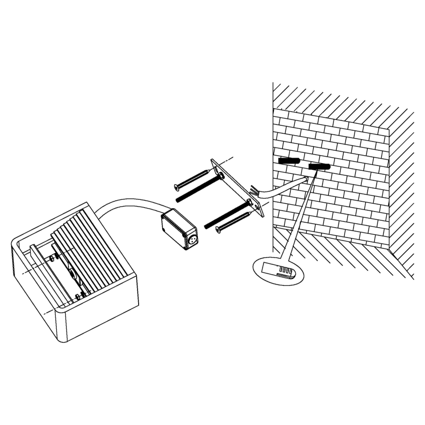 Eglo 96497 - Applique da esterno LED DONINNI LED/6W/230V IP44