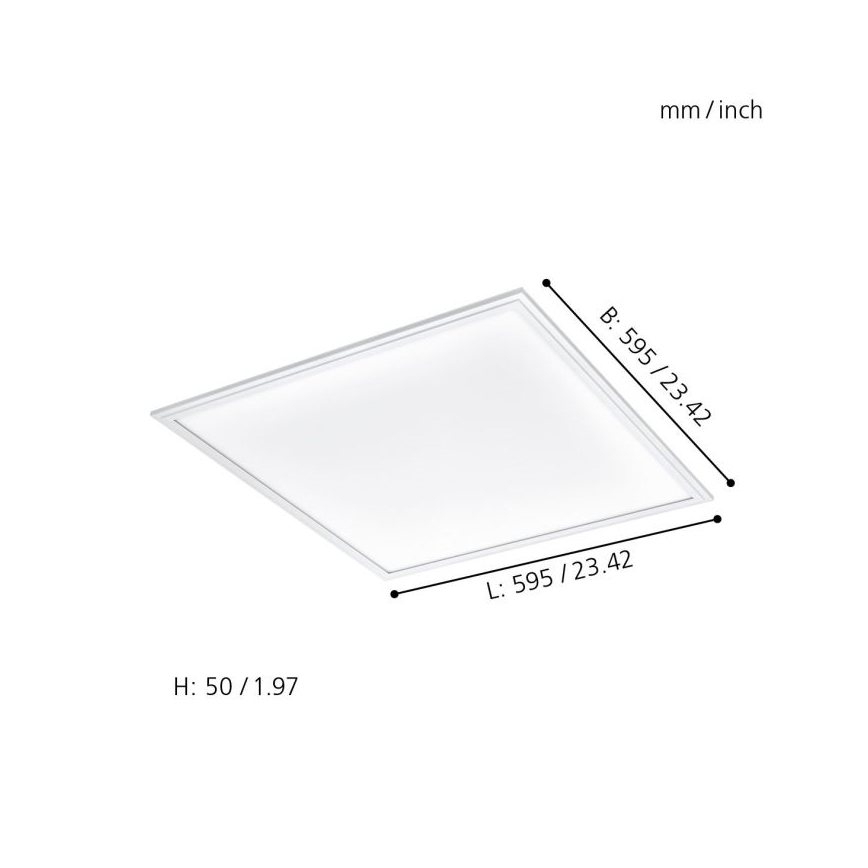 Eglo - LED RGBW Lampada dimmerabile SALOBRENA-C LED/30,5W/230V + telecomando