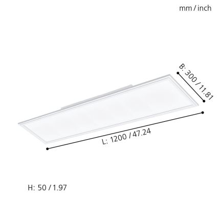 Eglo - LED RGBW Lampada dimmerabile SALOBRENA-C LED/31W + telecomando