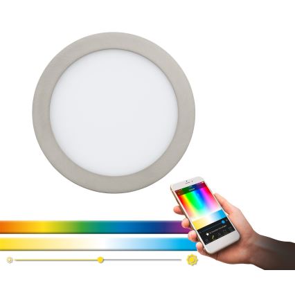 Eglo - Lampada LED RGB da incasso dimmerabile FUEVA-C LED/15,6W/230V