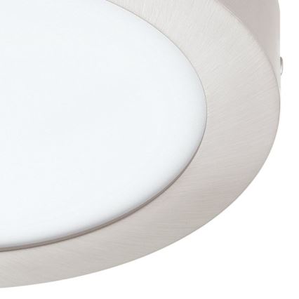 Eglo - Plafoniera LED RGBW dimmerabile FUEVA-C LED/15,6W/230V cromo opaco Bluetooth