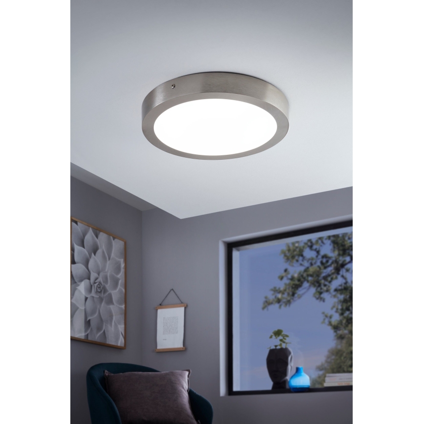 Eglo - Plafoniera LED RGBW dimmerabile FUEVA-C LED/21W/230V con Bluetooth, Ø 30 cm