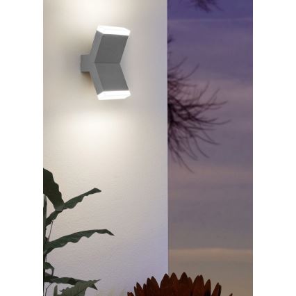 Eglo 96706 - Applique a LED CANTZO 2xLED/4W/230V grigio