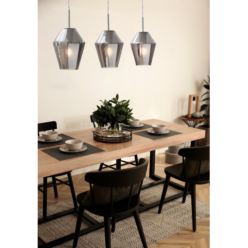 Eglo 96774 - Lampadario a cavo MURMILLO 3xE27/28W/230V