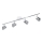 Eglo 96837 - Faretto LED MONCALVIO 1 4xGU10/5W/230V