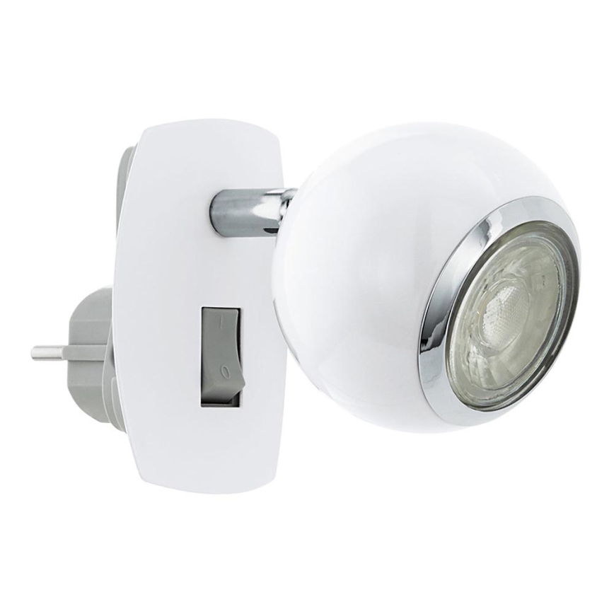 Eglo 96842 - Applique a LED con spina integrata BIMEDA 1xGU10/3,3W/230V bianco