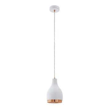 Eglo 96871 - Lampada a sospensione COCNO 1xE27/60W/230V bianco