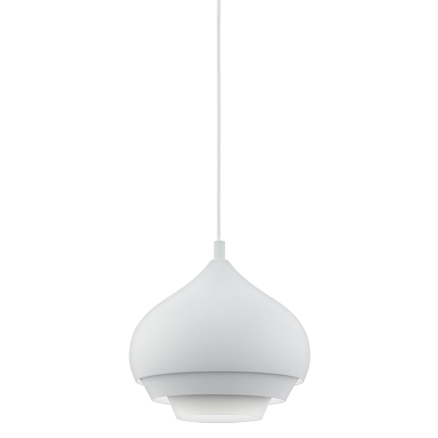 Eglo - Lampadario a sospensione con filo 1xE27/60W/230V bianco