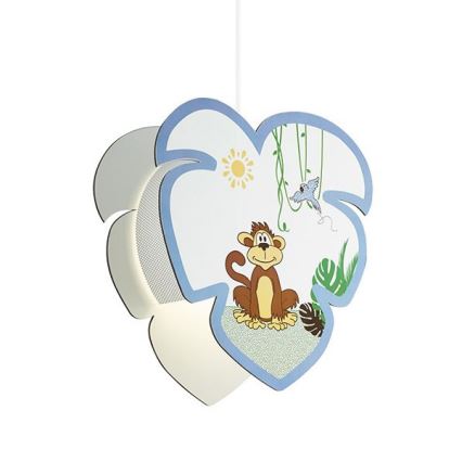 Eglo 96952 - Lampadario a sospensione per bambini LOUIE 1xE27/60W/230V
