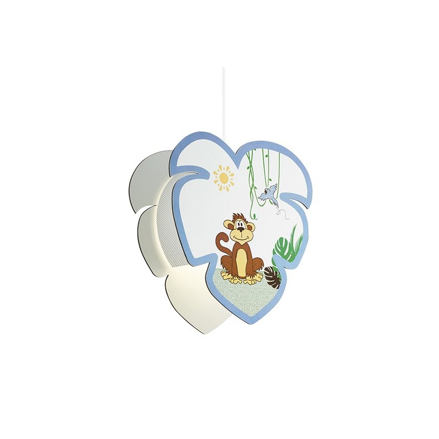 Eglo 96952 - Lampadario a sospensione per bambini LOUIE 1xE27/60W/230V
