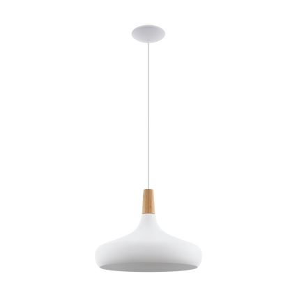 Eglo - Lampada a sospensione 1xE27/60W/230V 400mm bianco