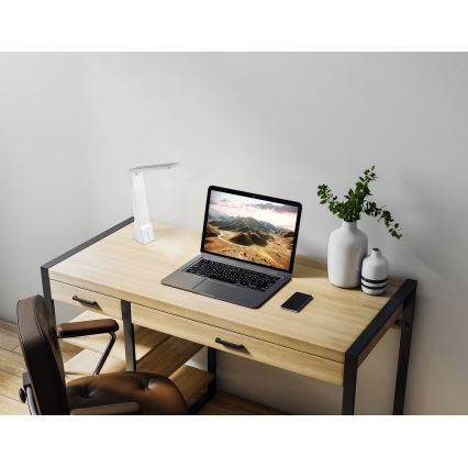 Eglo - Lampada da tavolo dimmerabile a LED 1,8W/230V, bianca