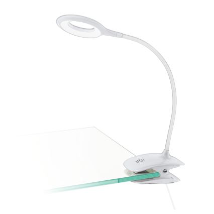 Eglo - Lampada LED dimmerabile con clip 1xLED/3W/230V 500 mAh bianco