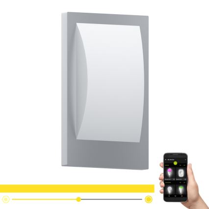 Eglo 97239 - Lampada da esterno LED dimmerabile VERRES-C 1xE27/9W/230V IP44 cromo opaco